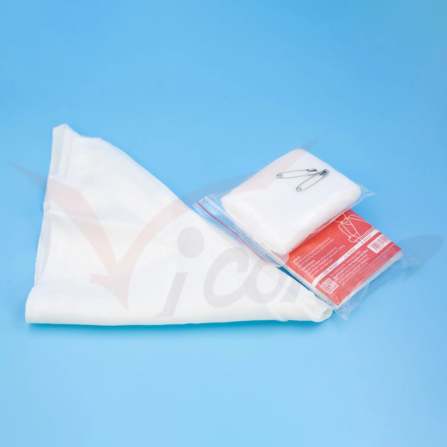 First Aid Triangular Bandage 96*96*136 Medical Gauze for Wound Healing