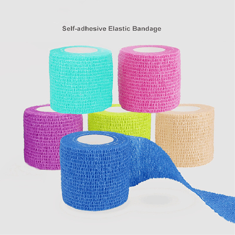 Colorful Elastic Cohesive Bandage Sports Medical Use CE FDA Certified