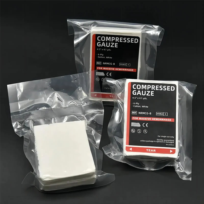 Disposable Medical Dressings Compressed Gauze Trauma Bandage