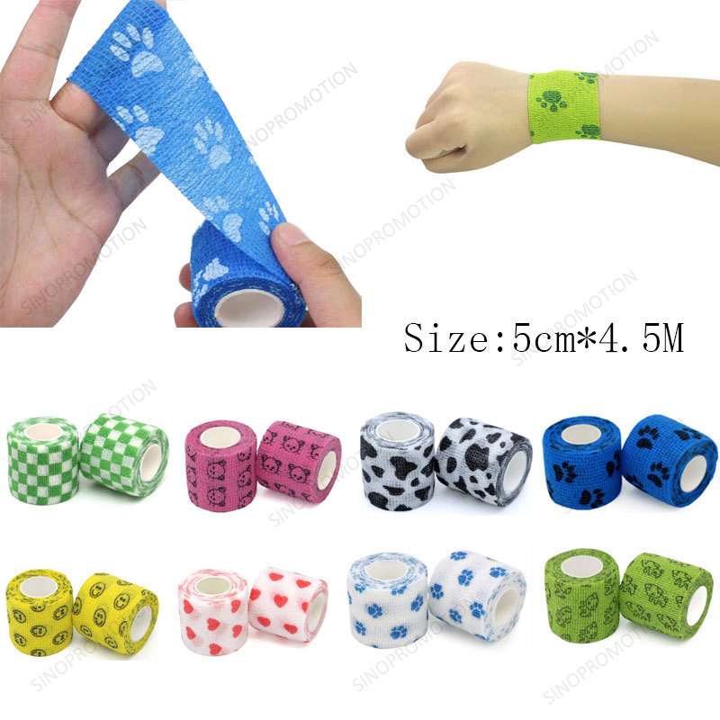 Cohensive Wrap Vetwrap Self Adhesive Non Woven Elastic Cohesive Bandage