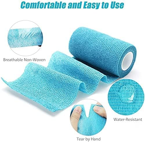 High Quality 4" Elastic Horse Leg Non-Woven Cohesive Bandage Wrap Adhesive Vet Wrap Bandage for Horse Leg Wraps Boots Pet