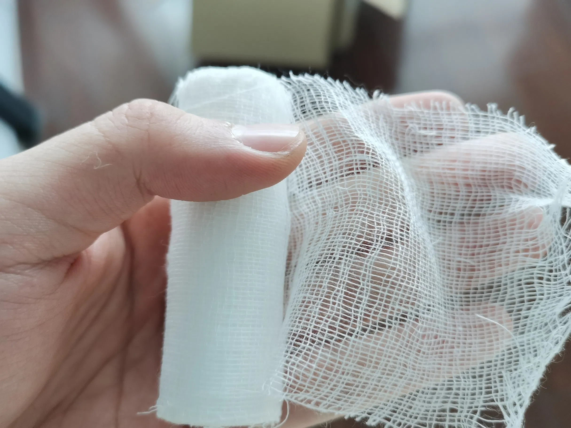 100% Cotton Medical Disposable Wow Gauze Bandage CE