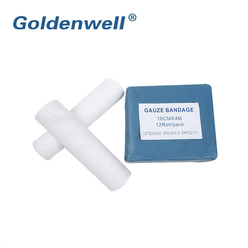 100% Absorbent Cotton Gauze Bandage with ISO Approved