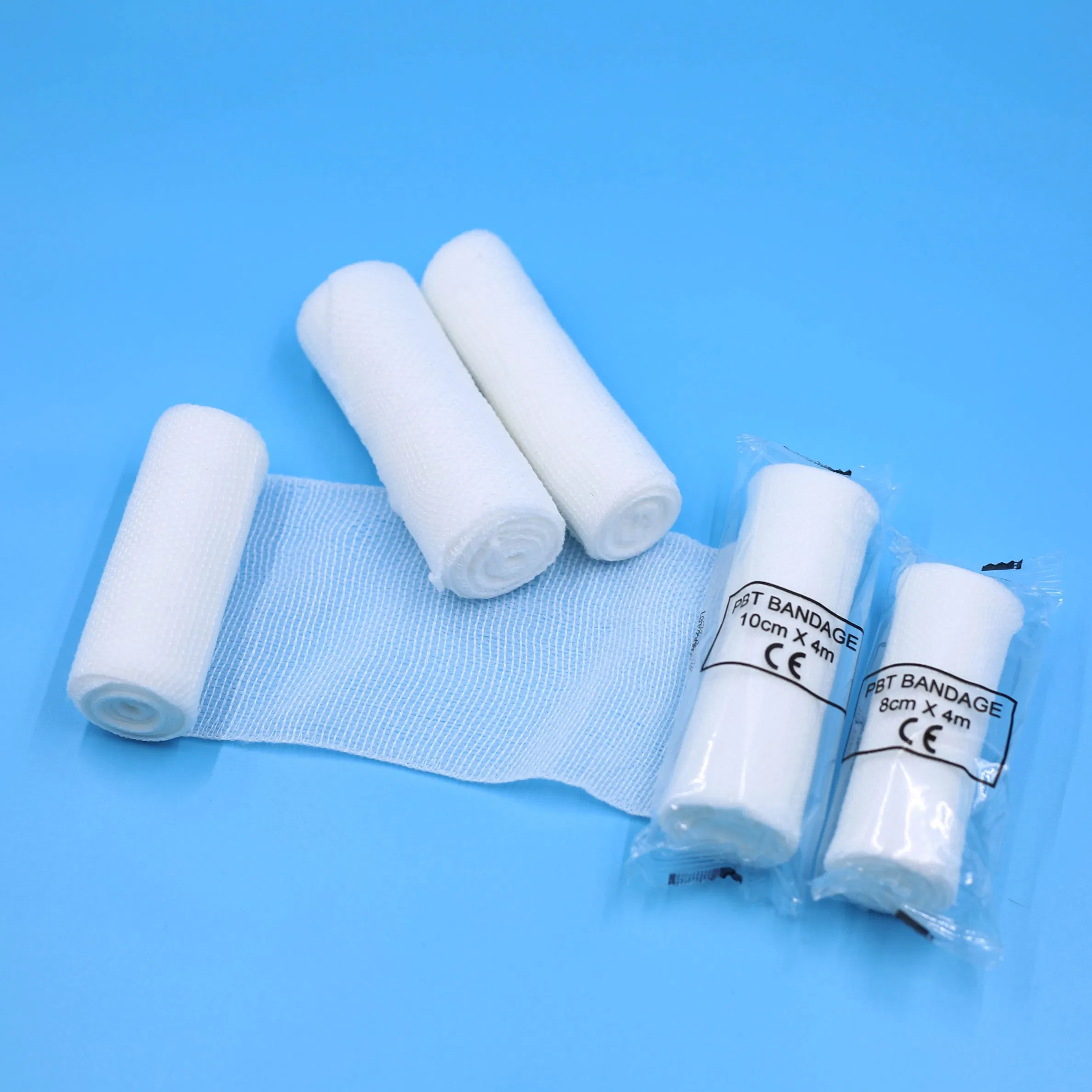 High-Quality Medical Elastic Bandages Made of PBT Gauze