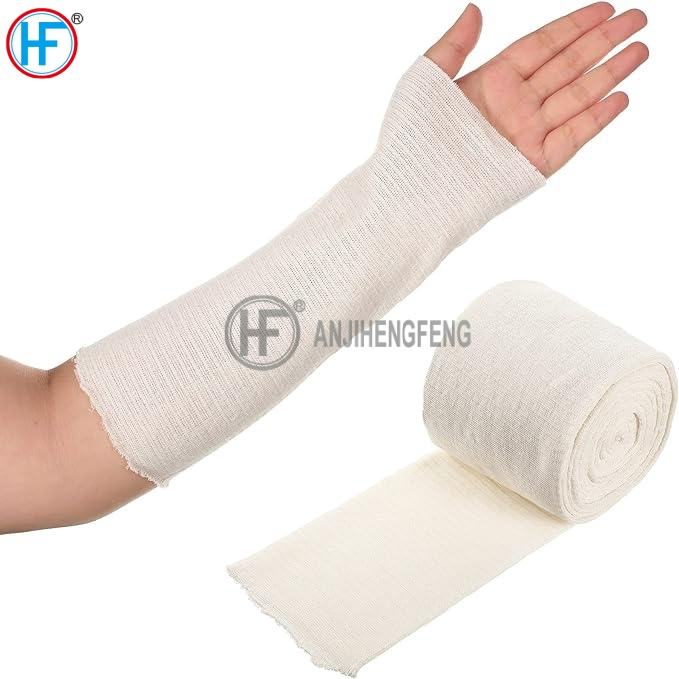 Medical Gauze Bandage Cotton Tubular Bandage Tube Stockinette Dressing Support