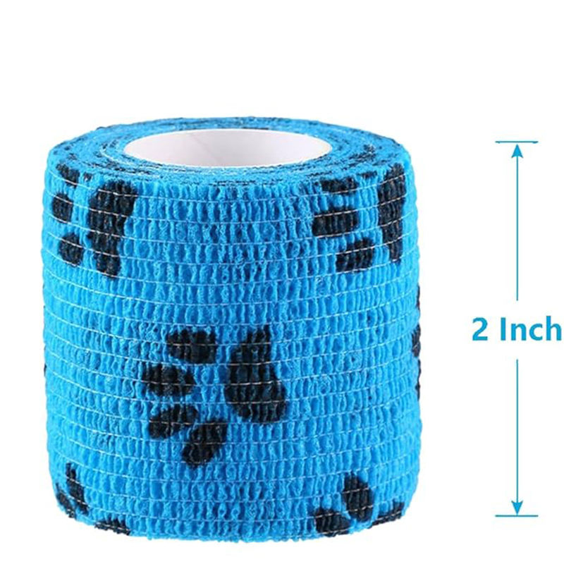 Hospital Grade Class 1 Sports Wound Support Compressed Dressing Custom Print Colored Self Adhesive Vet Wrap Bandage