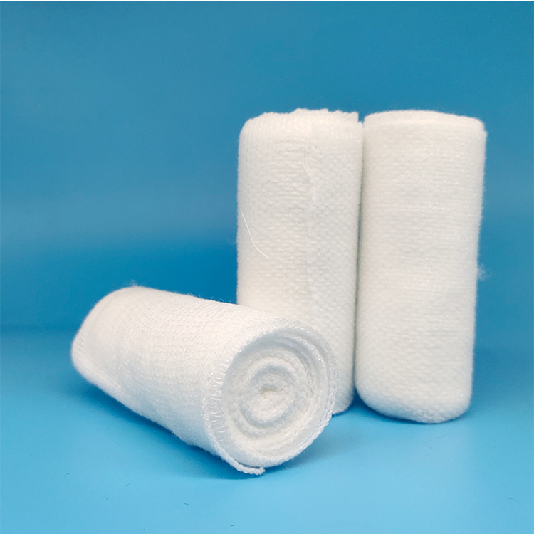 Skin Friendly Stretch Gauze Bandage Medical Conforming PBT Bandage
