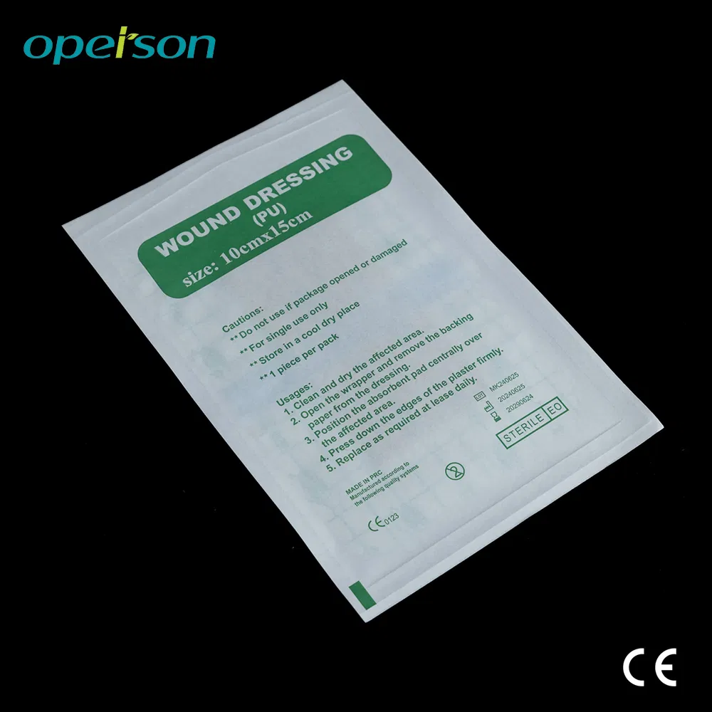 Surgical Sterile Adhesive Disposable Non Woven Plaster Active Medical Wound Dressing with CE for The Management of Post-Operative Wounds/Superficial Wounds