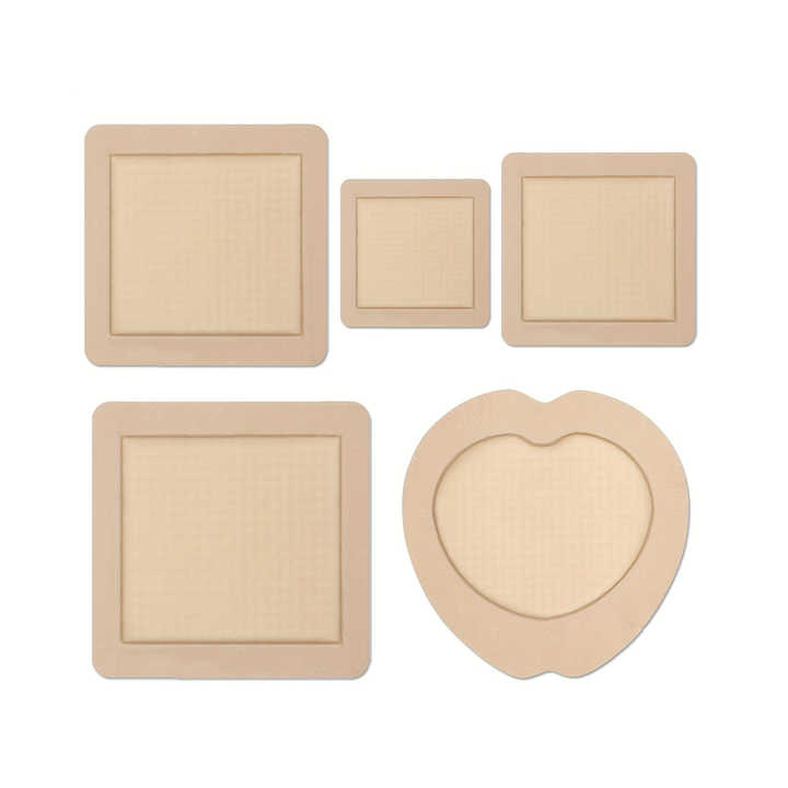 Advanced Silicone Foam Wound Dressing High Absorbency Waterproof Protection and Gentle Silicone Contact for Optimal Healing