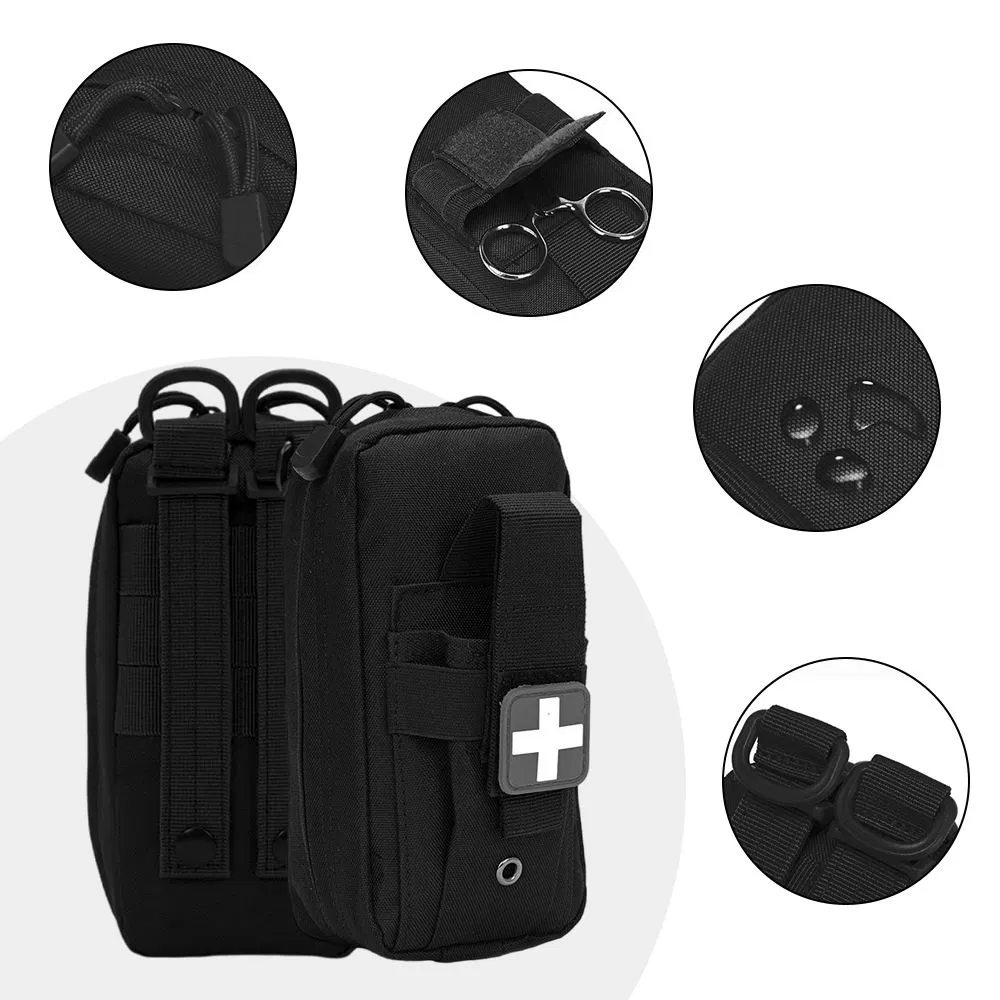 First Aid Kit with Emergency Bandage Tourniquet for Outdoor Survival Camping Hiking for Medical Device