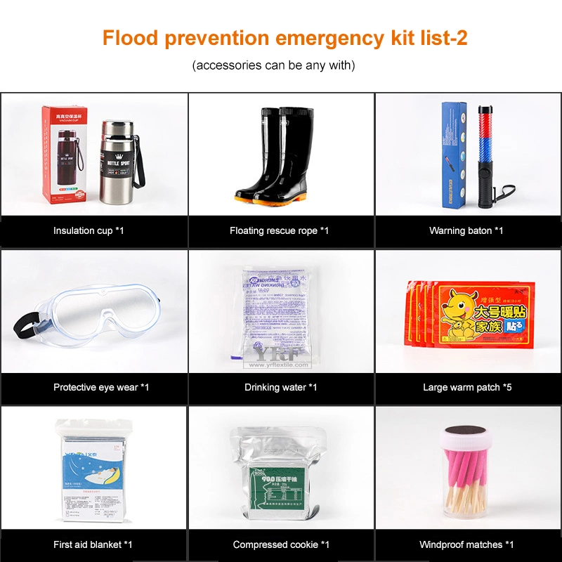 Premium Emergency Kit Trauma Pack Individual First Aid Kit with Mask Tourniquet, Survival Whistle, Bandage for Civil Disaster Relief