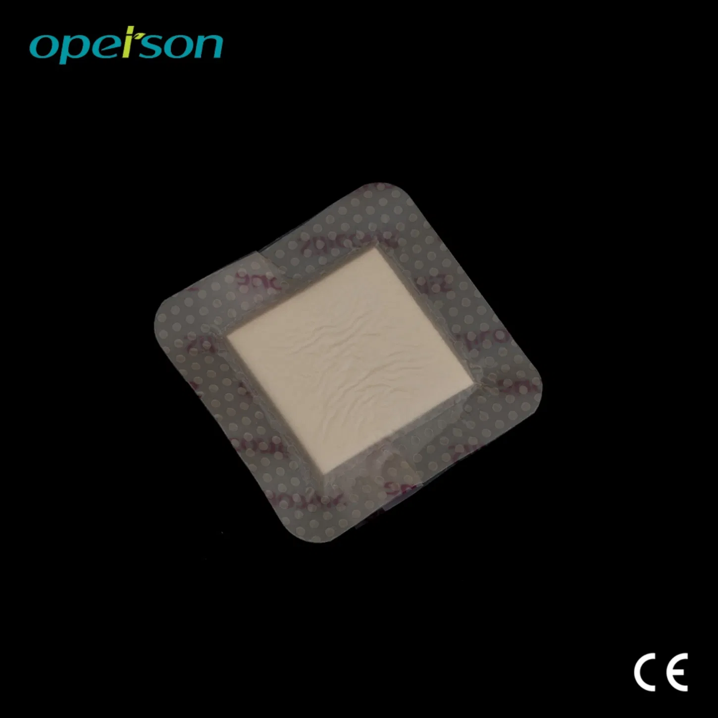 Leaves No Residue Biomimetic Matrix Antibacterial Medical Care Foam Wound Dressing