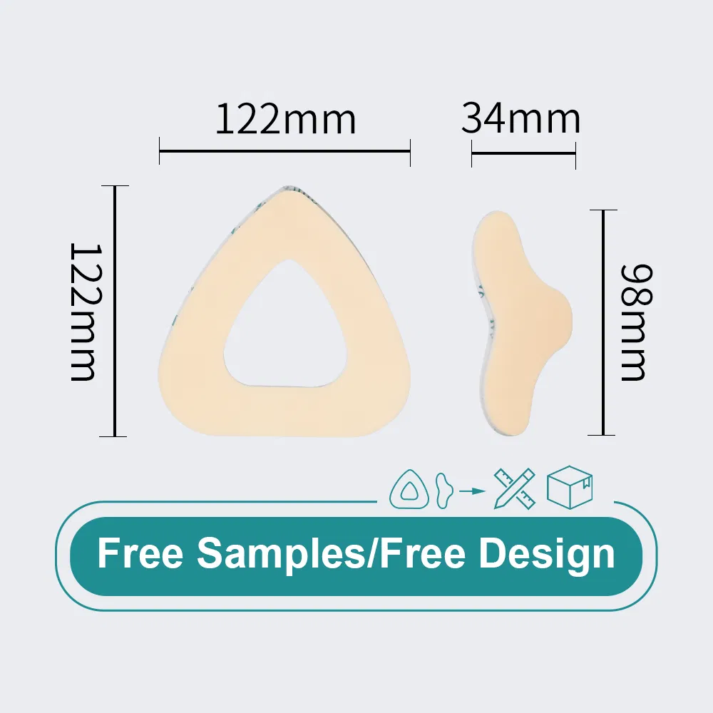 Silicone Foam Dressing Super Absorbency Wound Dressing for Bed Sores, Ulcer with CE Certificate