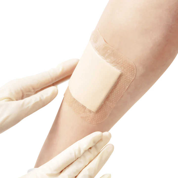 Advanced Silicone Foam Wound Dressing High Absorbency Waterproof Protection and Gentle Silicone Contact for Optimal Healing