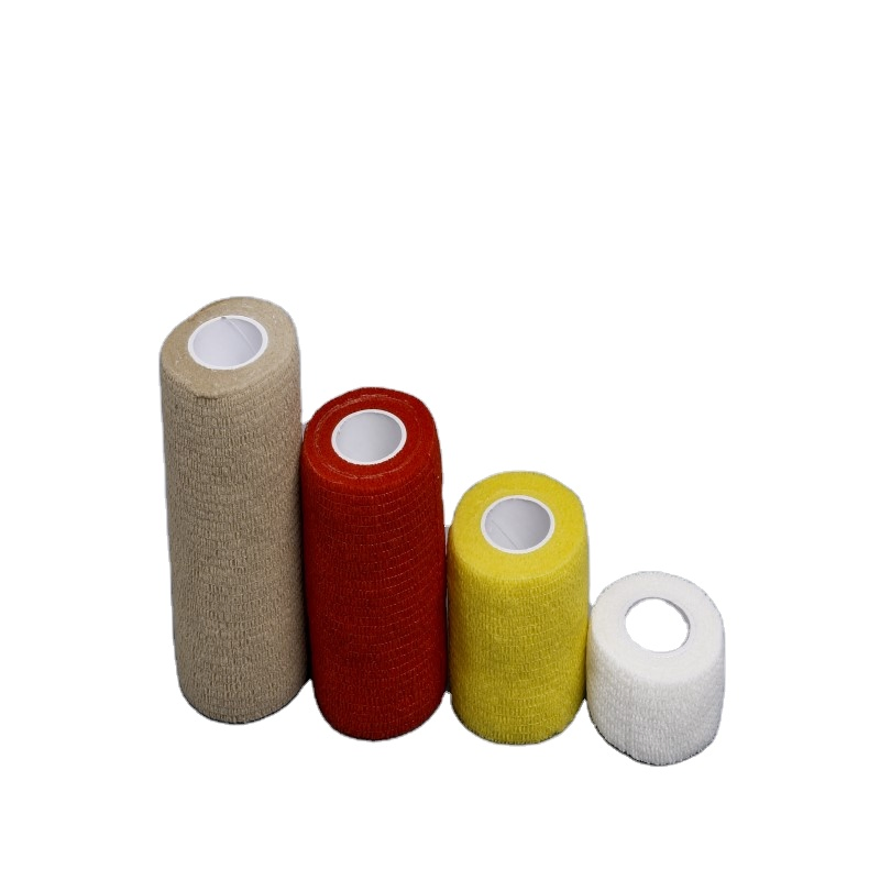 Cohesive Elastic Bandage Professional Mixed Colours for Cow Hoof Care 10cmx4.5m ((width X lentgh)