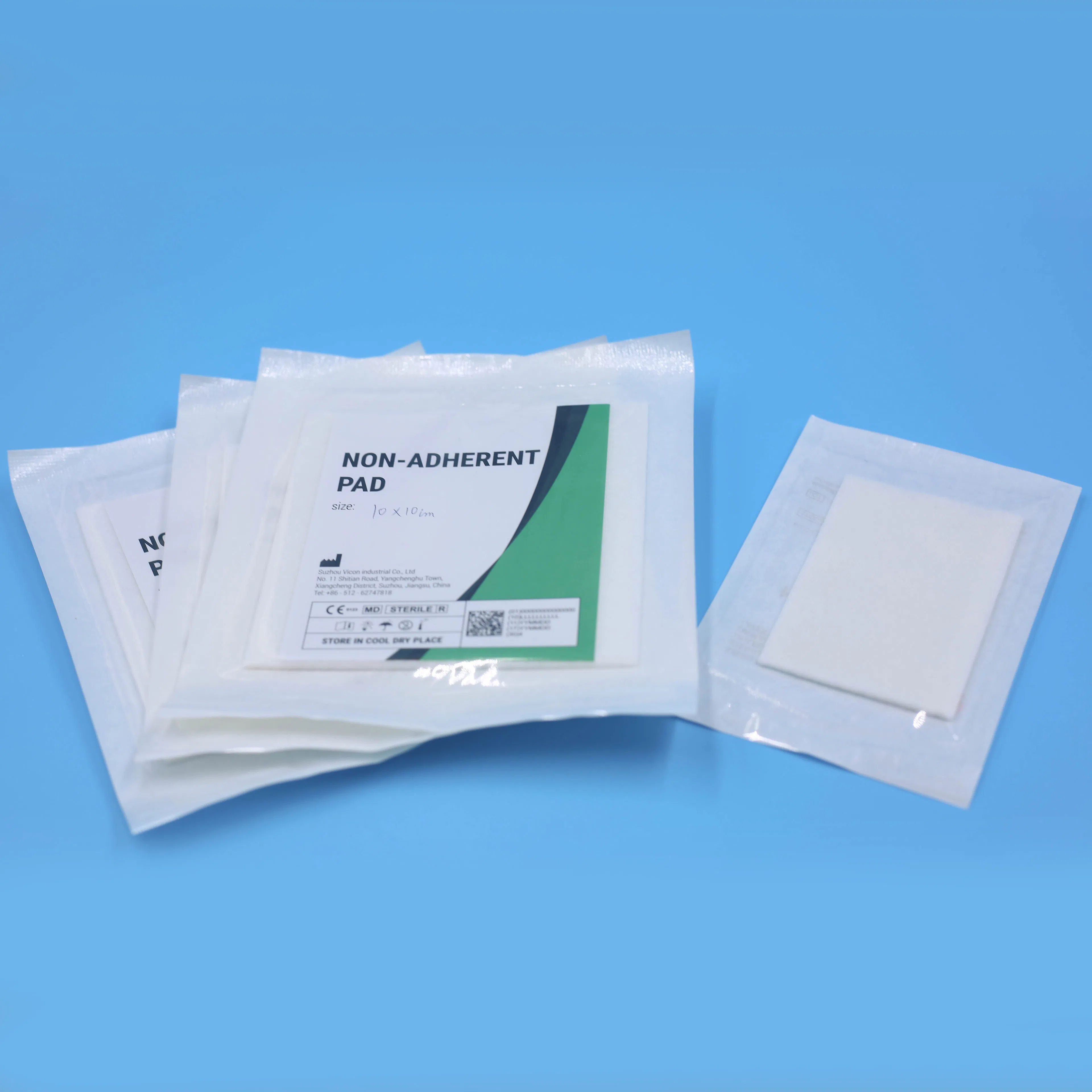 Medical Sterile Non Adherent-Pads 7.5cm*7.5cm Absorbent Pad for Wound Dressing