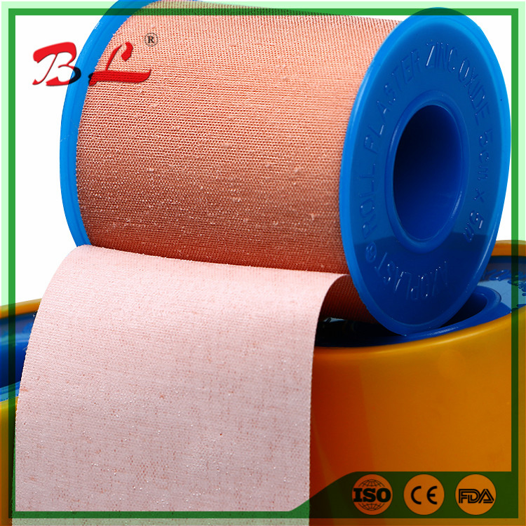 Wound Dressing Skin Color First Aid Sparadrap Roll Tape Zinc Oxide Adhesive Plaster -F