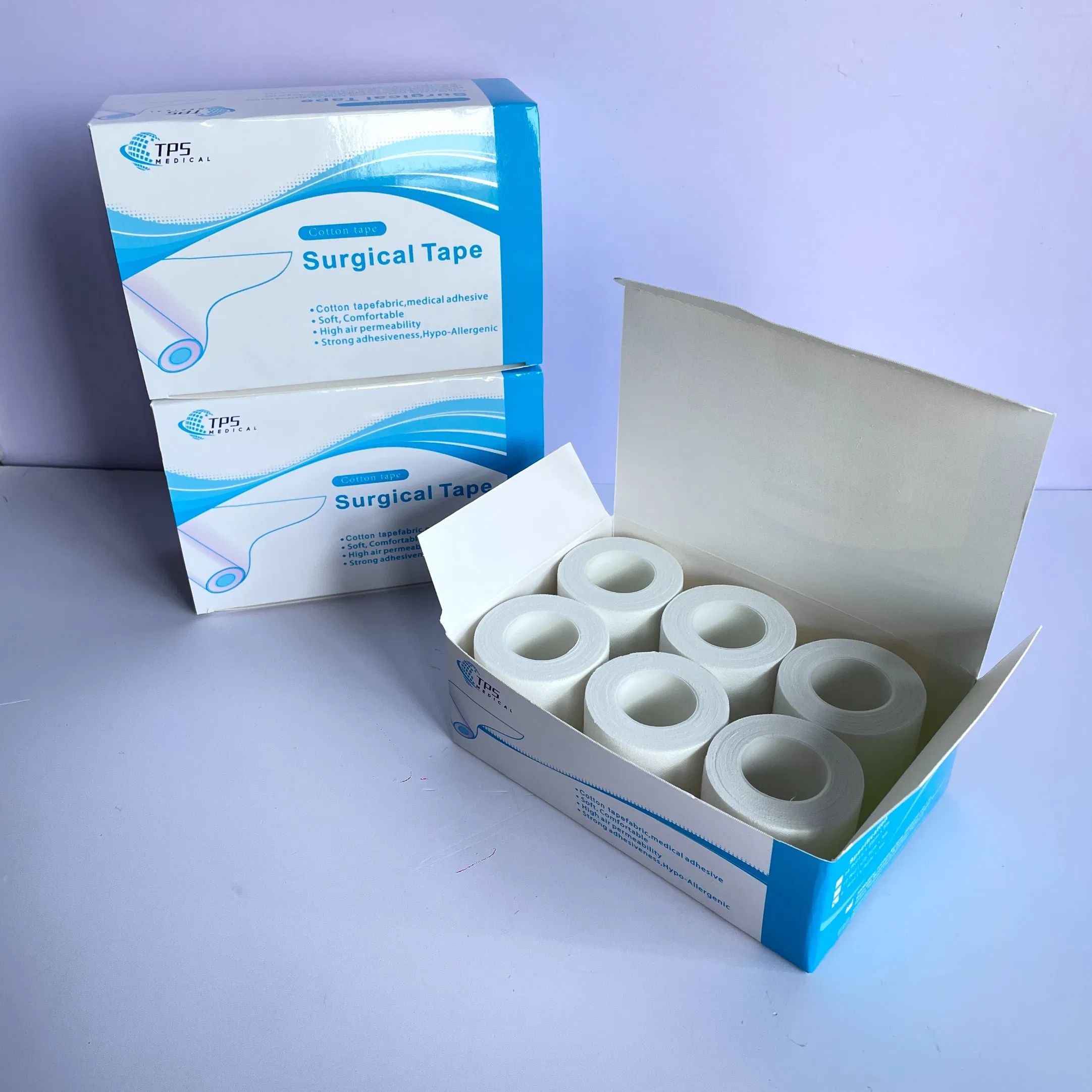 Medical/Sports/Surgical Breathable Cotton Strong Rigid Strapping Zinc Oxide Adhesive Tape