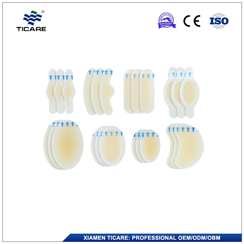 Wound Care Extra Thin Square Sterile Adhesive Hydrocolloid Dressing