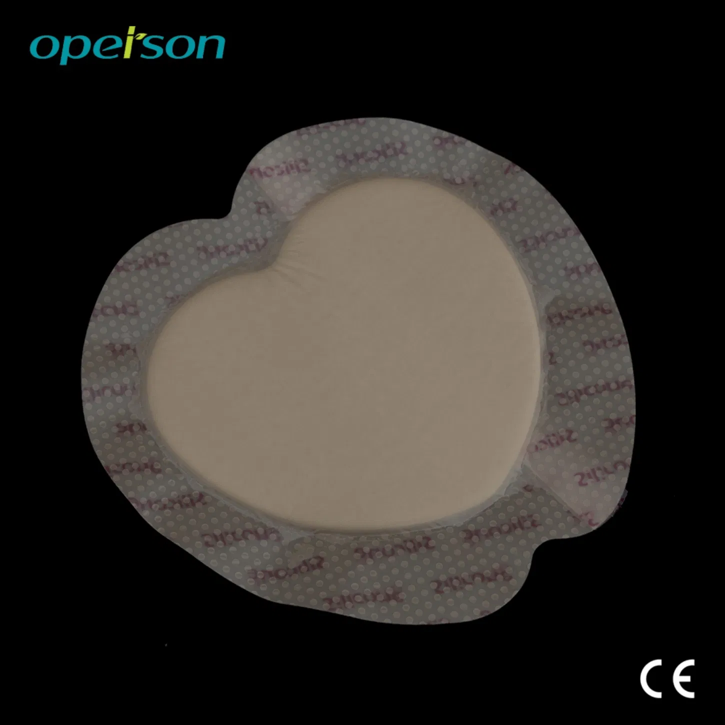 Leaves No Residue Biomimetic Matrix Antibacterial Medical Care Foam Wound Dressing