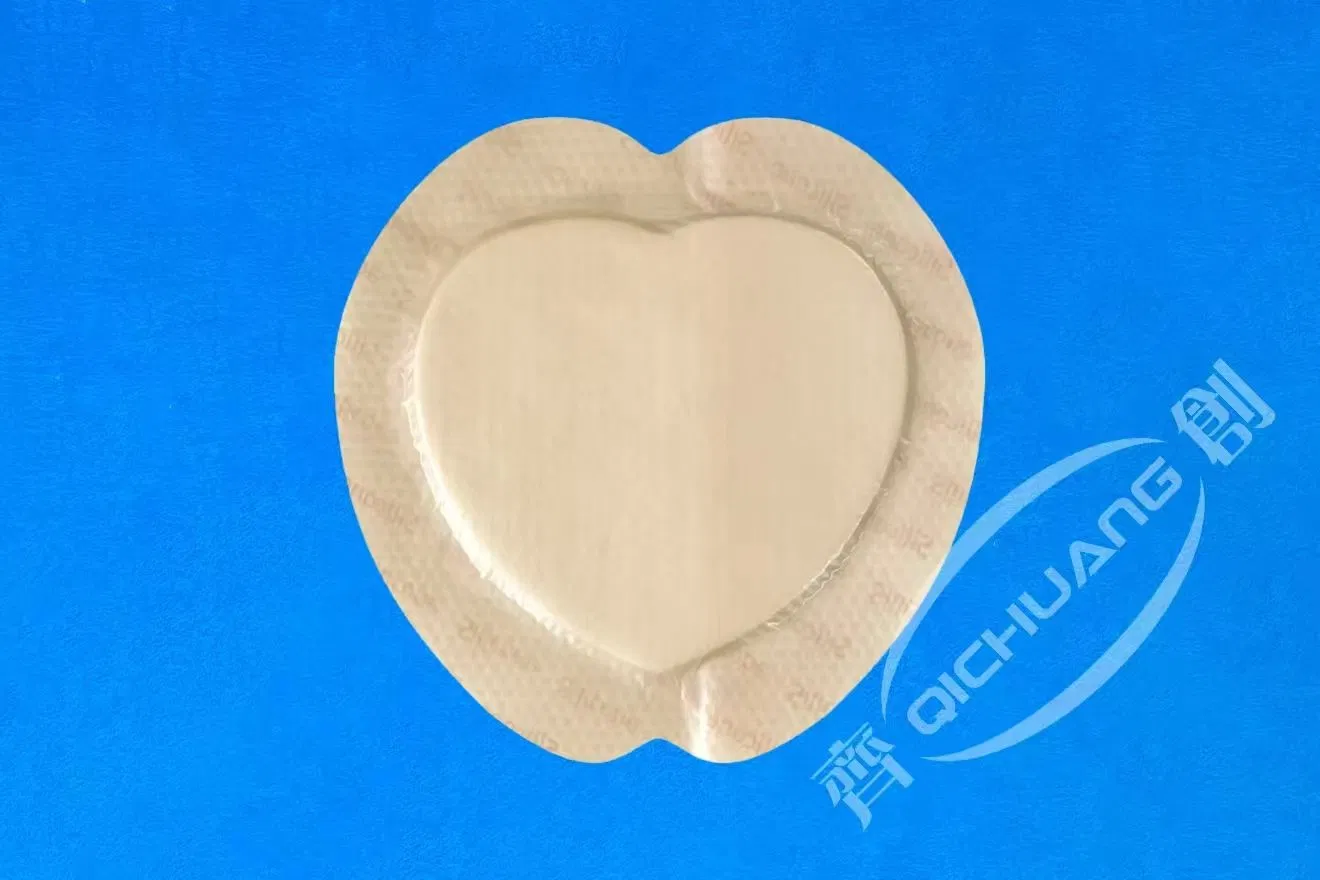 Silicone Foam Dressing with Border Waterproof Wound Dressing for Wound Care