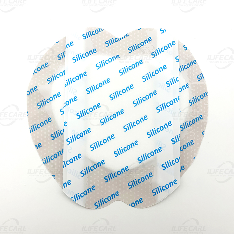 Sacral Bordered Silicone Adhesive Foam Wound Dressing 18*18cm Bed Sore Treatment Bandage for Sacrum