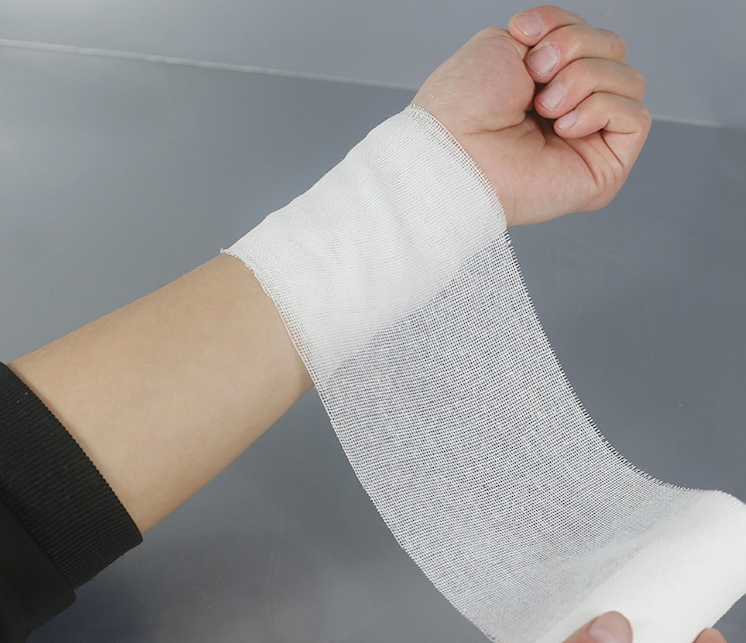 Wholesale Conforming Stretch Soft Gauze Roll Bandage with Woven Sides
