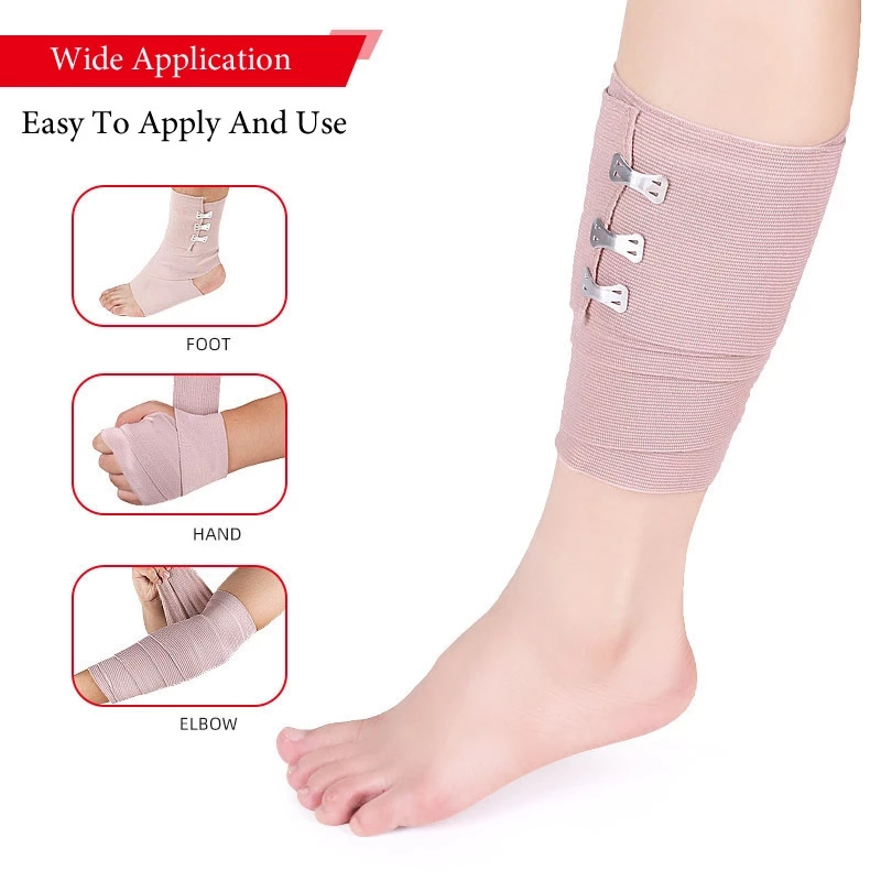 Skin Color High Elastic Bandage Elastic Tendon Bandage Sports Protection Elastic Bandage Compression Fixation
