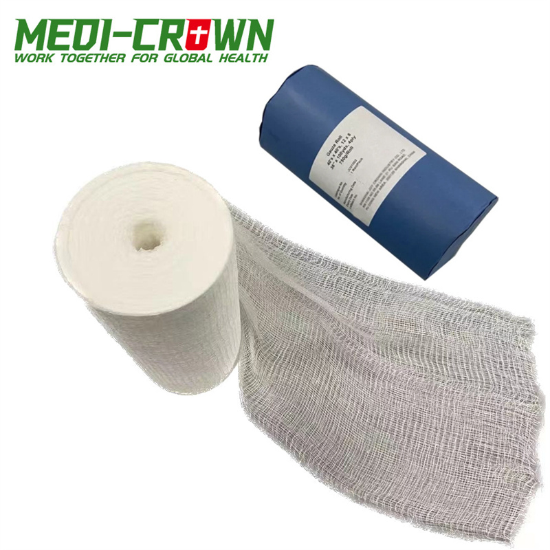 Professional Manufacturer of Absorbent Gauze Bandage Medical Surgical Absorbent Gauze Roll
