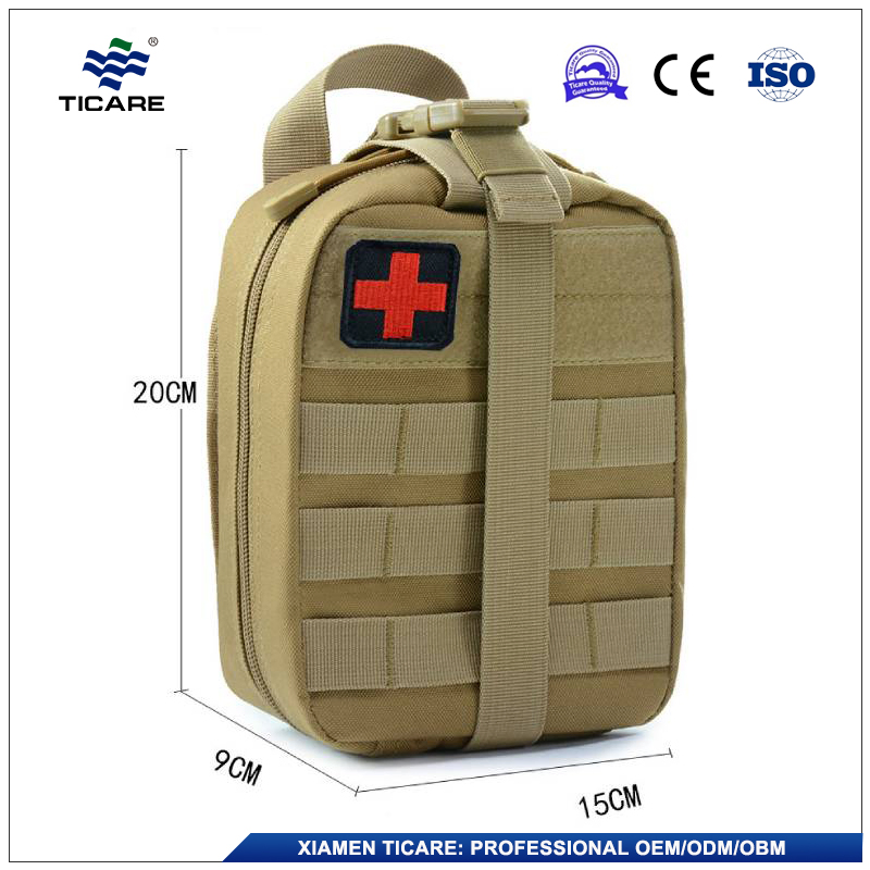 First Aid Health Kit Items Basic Wound Dressing Tactical Trauma Bag with Isreali Bandage