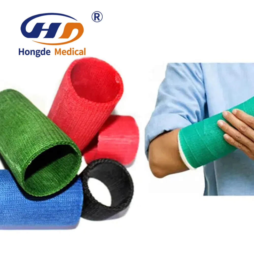 HD519 Medical Supply Fiberglass Orthopedic Casting Tape / Bandage Orthotic