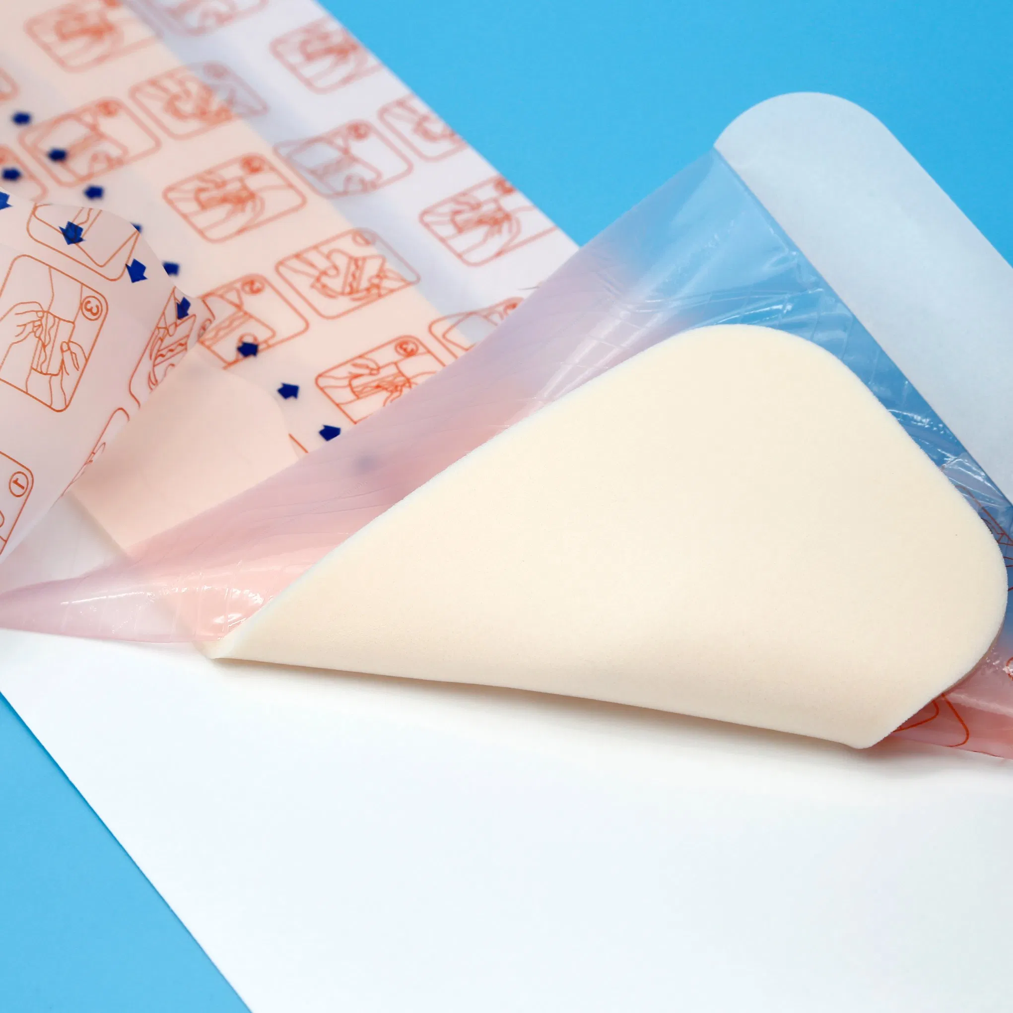 Medical Sterile Wound Care Dressing Adhesive Hydrophilic Foam Dressing