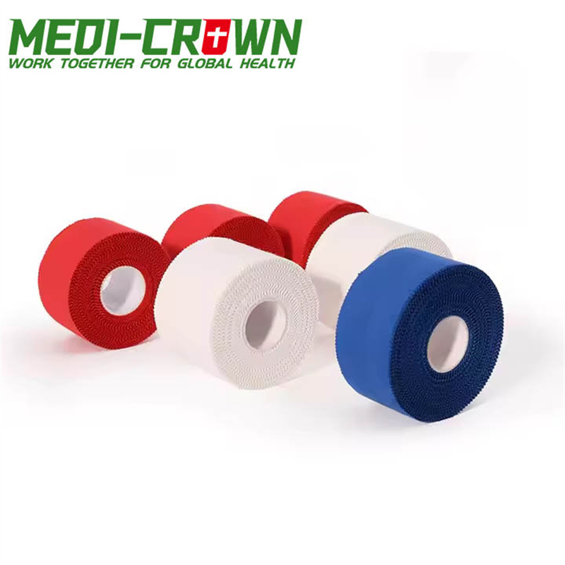 White Tan Color Perforated Cotton Fabric Zinc Oxide Plaster Sparadrap Adhesive Tape