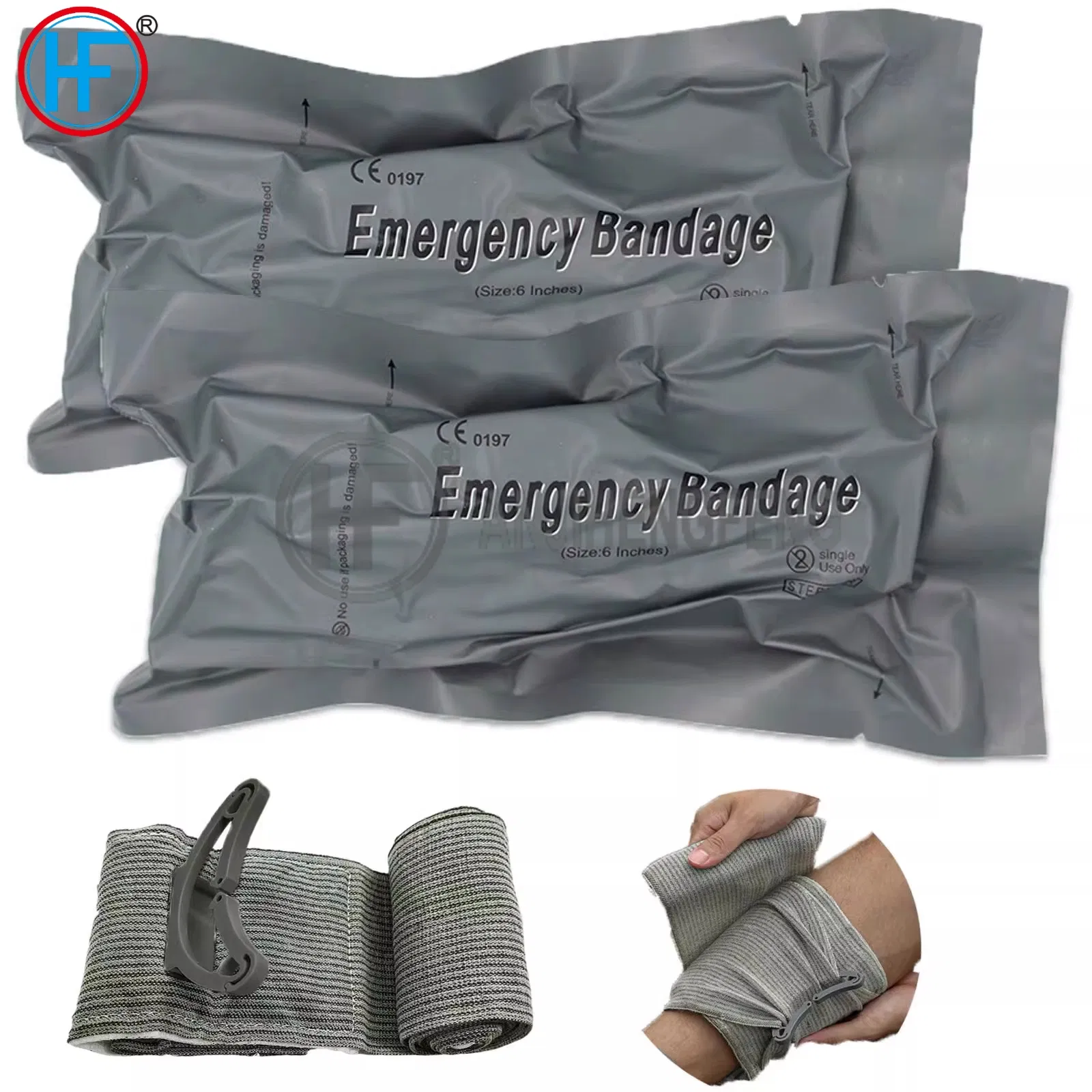 First Aid Equipment Wholesale Military Style Trauma Bandage Medical Emergency Compression Green Israel Bandage