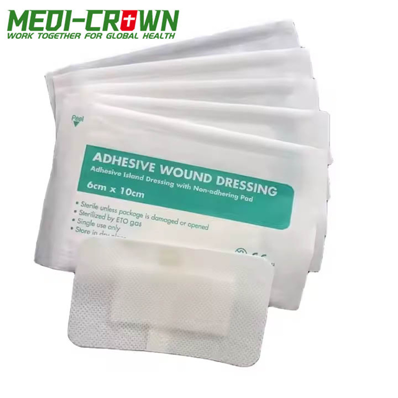 Medical Wound Dressing Waterproof Nonwoven Sterile Self-Adhesive Dressing