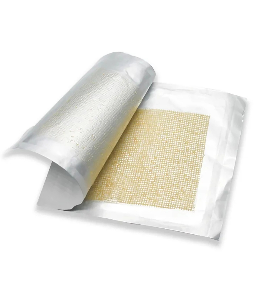 [Drs-002] Medical Disposable Sterile Dressing Wound Care Manuka Honey Gauze Dressing Waterproof Burn Care Tulle Mesh