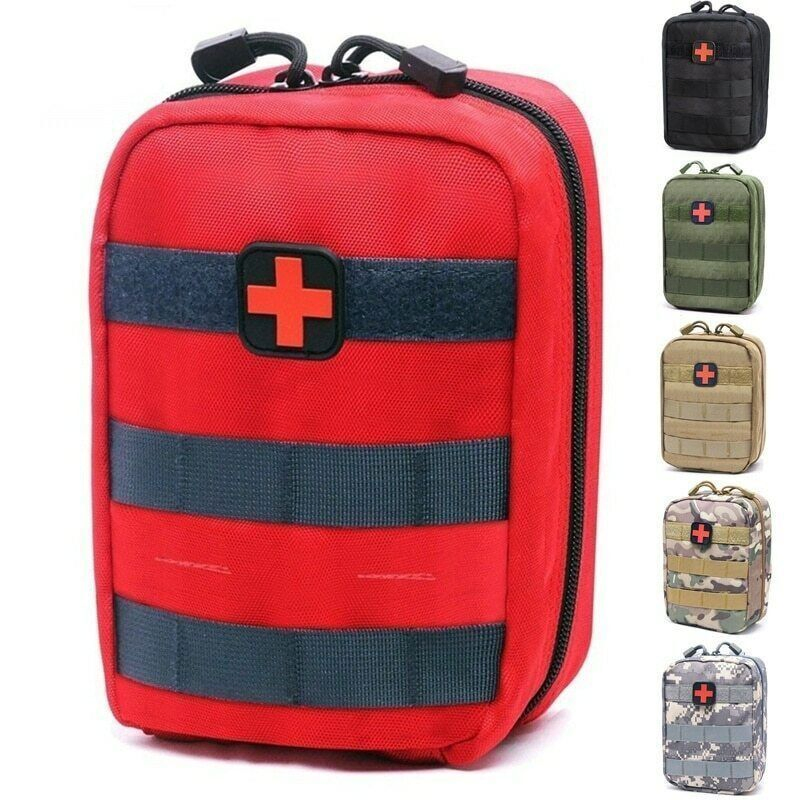 Outdoor Survival Gear Molle Bag Medical Emergency Ifak First Aid Kit with Tactical Tourniquet Israel Bandage Camping EDC