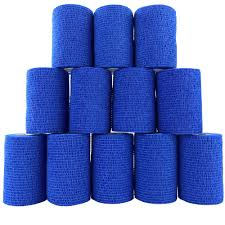 Self Adhesive Bandage Breathable Cohesive Bandage Wrap Rolls Elastic Self-Adherent Tape for Stretch Athletic Sports Wrist Ankle