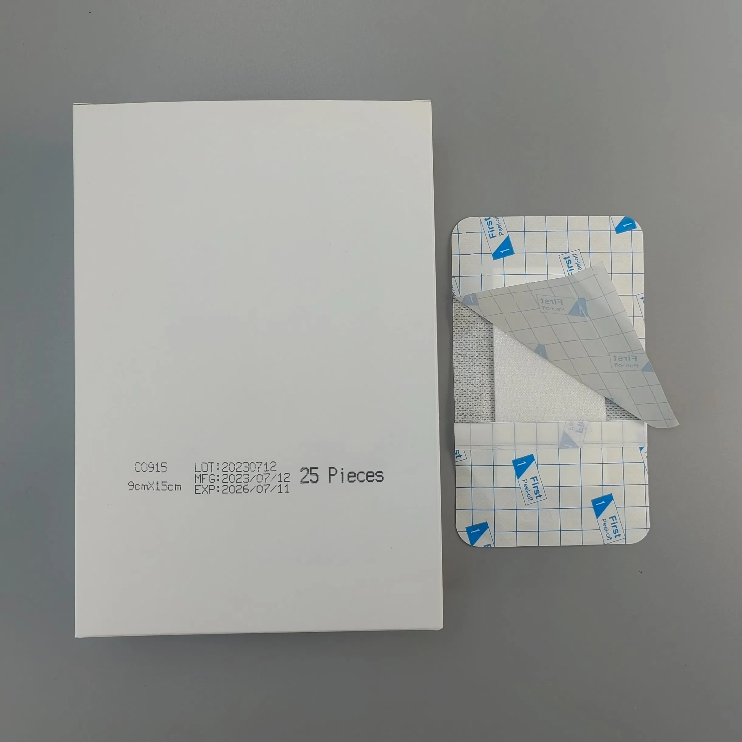 Hospital Supply Disposable Sterile with Absorb Pad Non-Woven Medical Wound Dressing