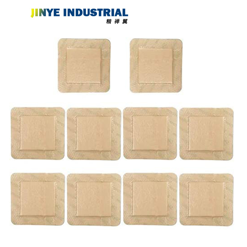 CE 510K Antibacterial/ Antimicrobial Silicon Foam Dressing for Wound Care