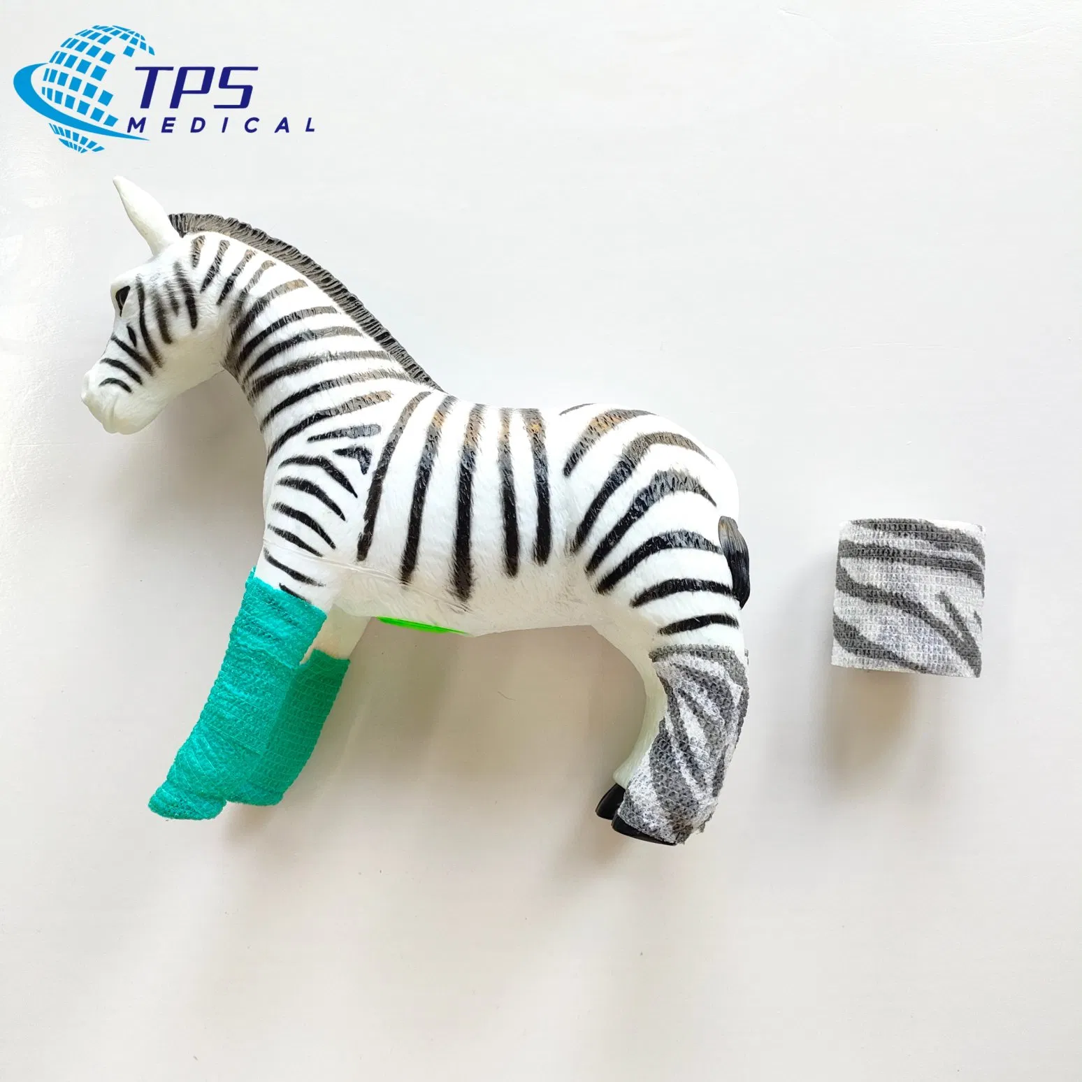 Wholesale Custom Logo Size Elastic Horse Cohesive Bandage Medicalself Adhesive Bandage for Animal Pet Dog Cat Cow Horse with CE ISO FDA