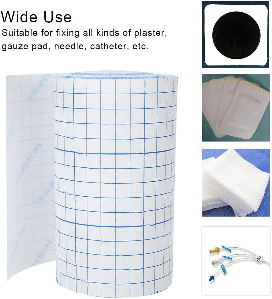 10cm *10m White Medical Bandage Zinc Oxide Non-Woven Hot Melt Glue Fixation Adhesive Bandage