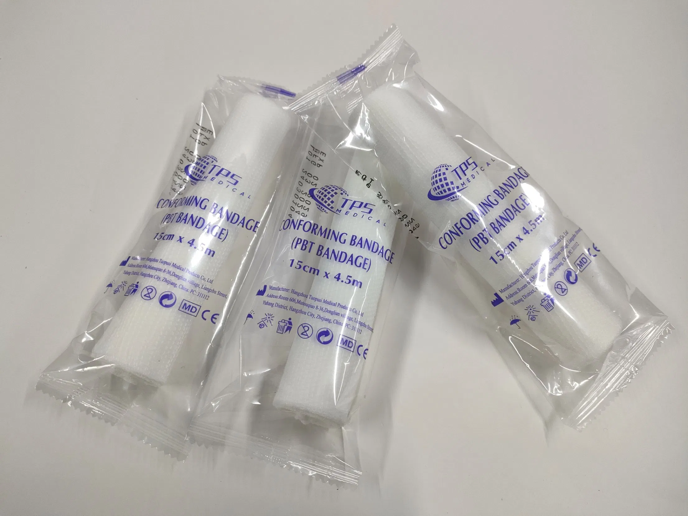 TPS Customized PBT Conforming Bandage Stretch Gauze 5cm Customized Conforming Bandage