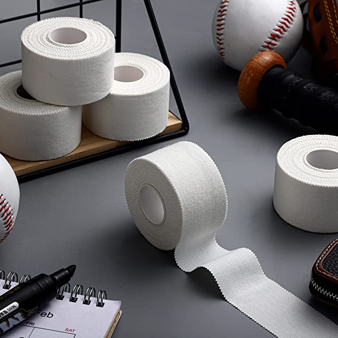 Free Sample Rigid Adhesive Jiu Jitsu Sports Finger Strapping Finger Tape Zinc Oxide Cotton Athletic Bandage Judo Rock Climbing Grappling Preventing Injury