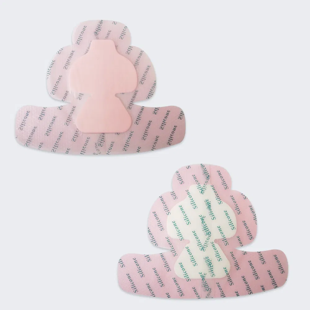 Silicone Foam Bandage Antibacterial Silicone Foam Wound Dressing for Heel/Elbow/Wrist/Ankle