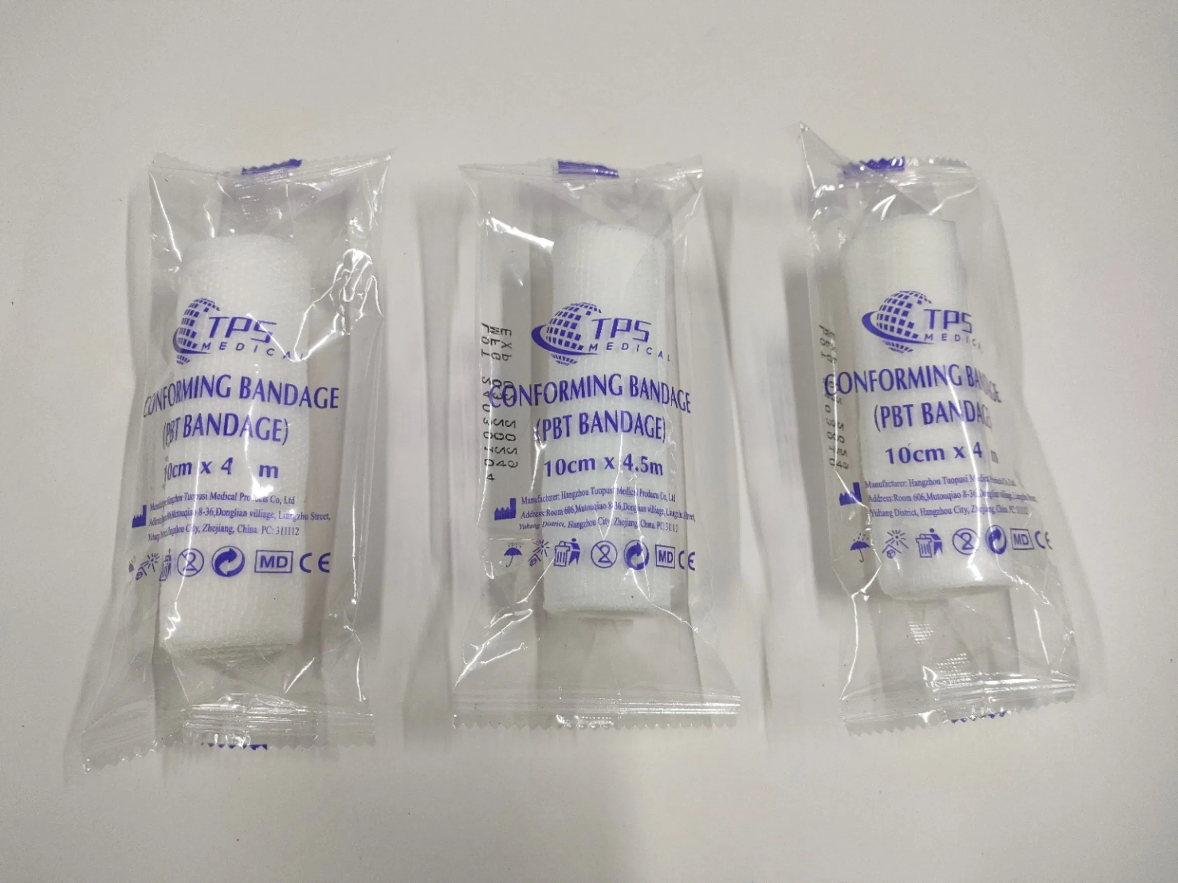 High Stretch Soft Medical PBT Conforming Bandage by Roll Sports Injuries