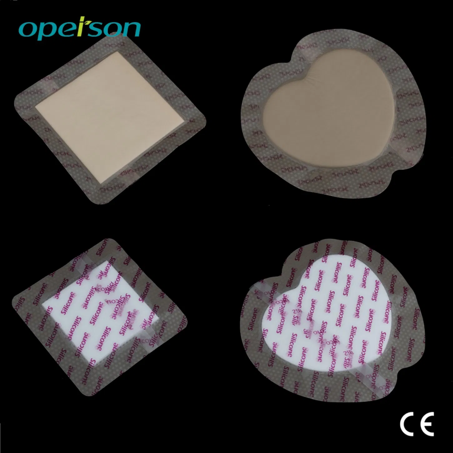 Customizable Antibacterial Gentle Adhesion Foam Wound Care Dressing for Post-Operative Incision