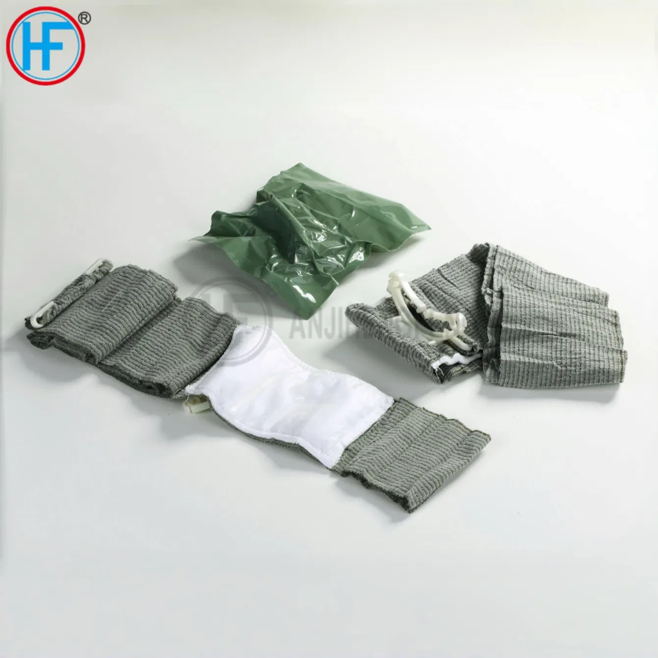 First Aid Equipment Wholesale Military Style Trauma Bandage Medical Emergency Compression Green Israel Bandage
