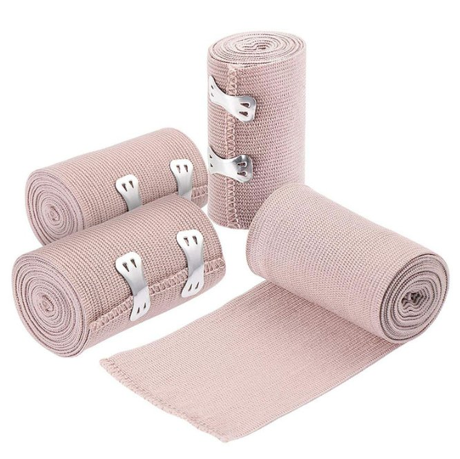 Factory Price Elastic Cohesive Bandage Light Heavy Eba Bandage Sport Bandage Cotton PBT Cohesive Bandage