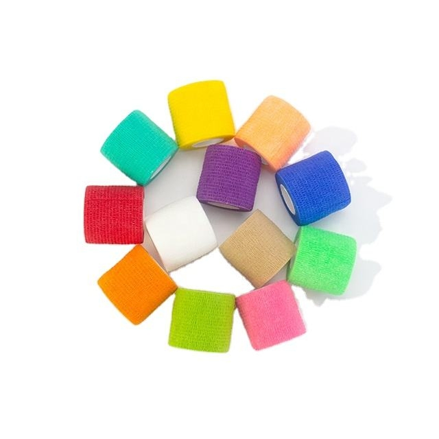 Elastic Adhesive Cohesive Bandage for Sports Injuries Vet Wrap